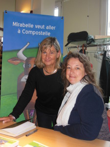 rencontre avec Fabienne SAUVAGEOT, auteur du très bel album pour enfants Mirabelle veut aller à Compostelle